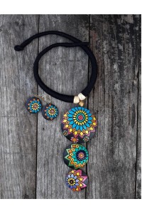 Terracotta Pendant Set (Code T053)