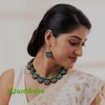 Handmade & Hand‑Painted Terracotta Jewellery Set