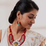 Handmade & Hand‑Painted Terracotta Jewellery Set