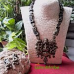 Handmade & Hand‑Painted Terracotta Jewellery Set