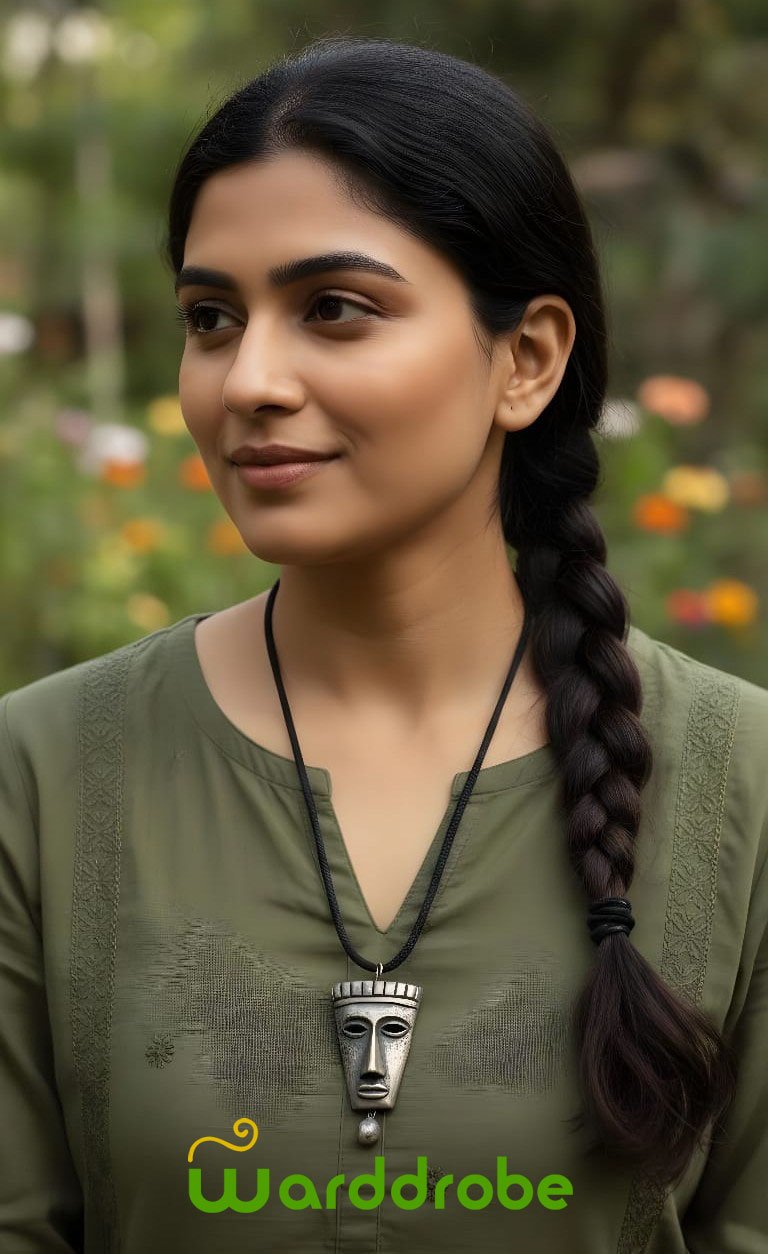 Handmade & Hand‑Painted Terracotta Jewellery Set