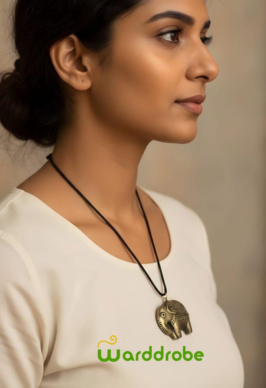 Handmade & Hand‑Painted Terracotta Jewellery Set - Image 9