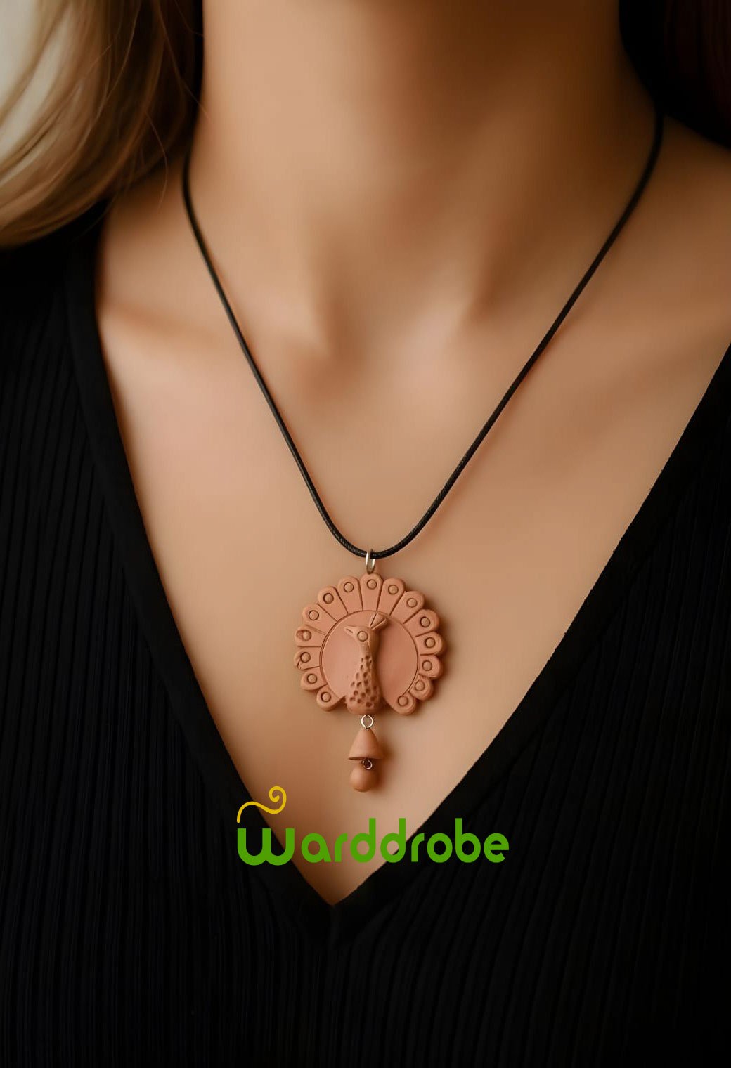 Handmade & Hand‑Painted Terracotta Jewellery Set - Image 4