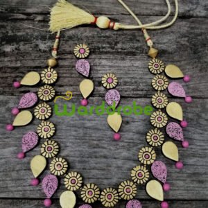 Handmade & Hand‑Painted Terracotta Jewellery Set