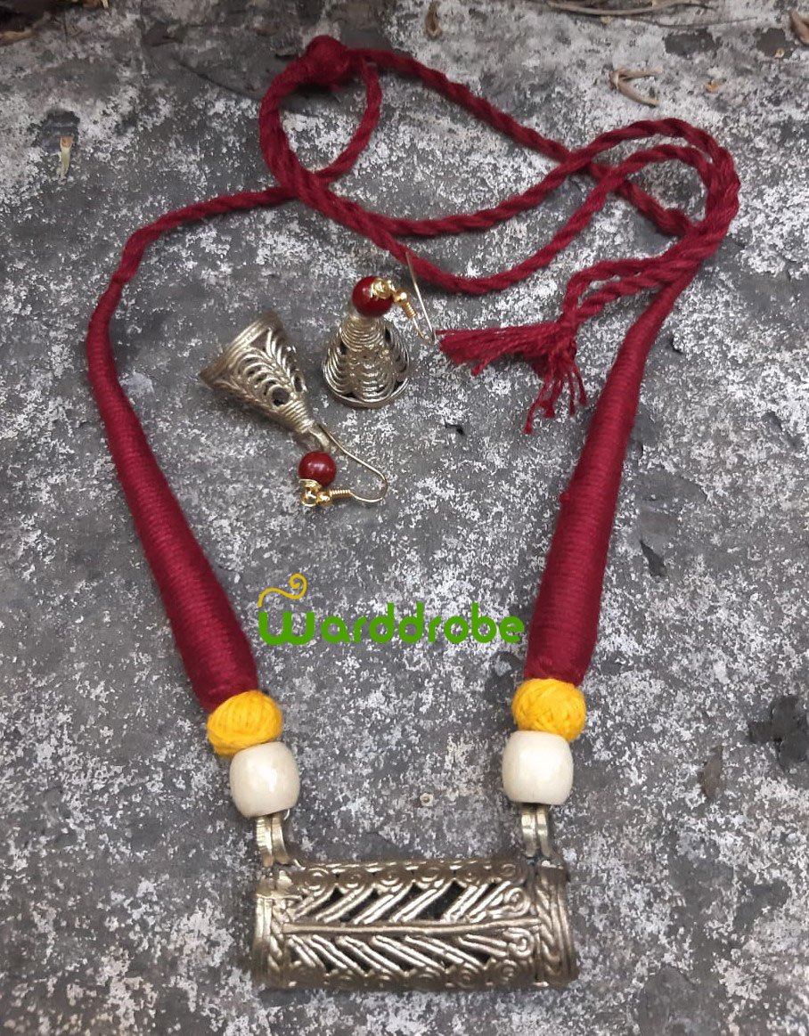 Handmade Dokra Jewellery Set