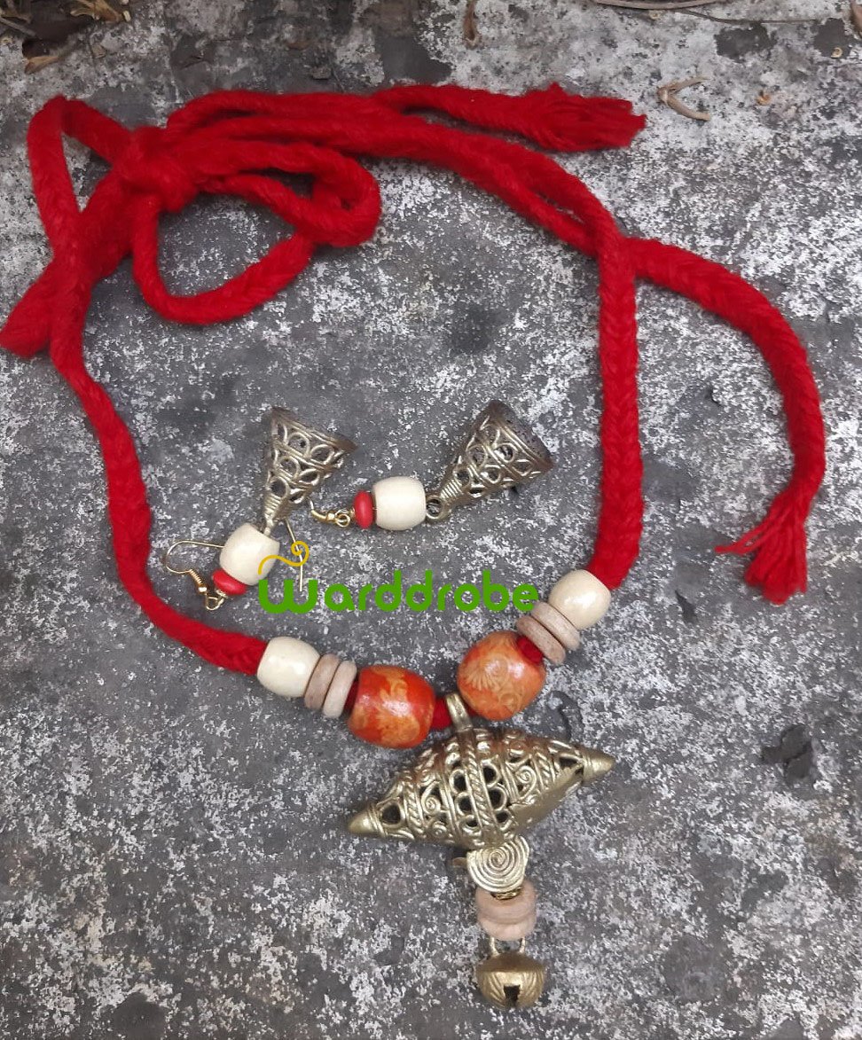 Handmade Dokra Jewellery Set