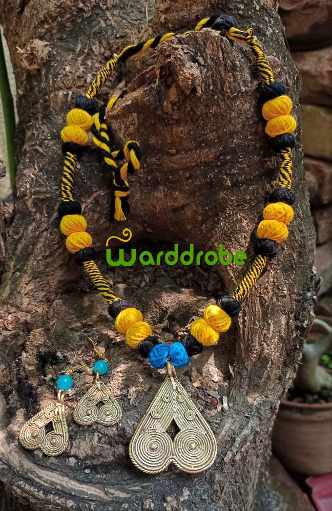 Handmade Dokra Jewellery Set