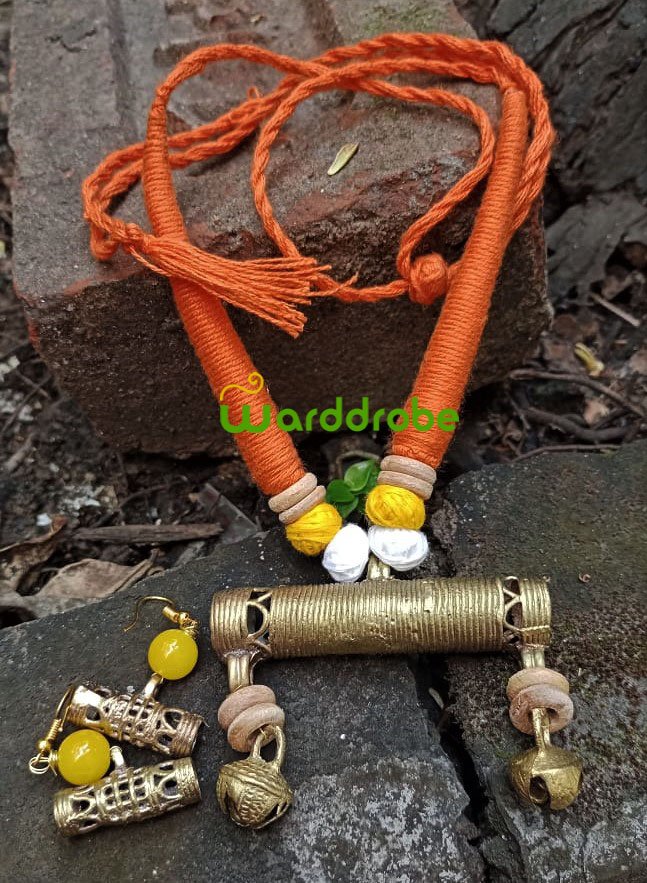 Handmade Dokra Jewellery Set