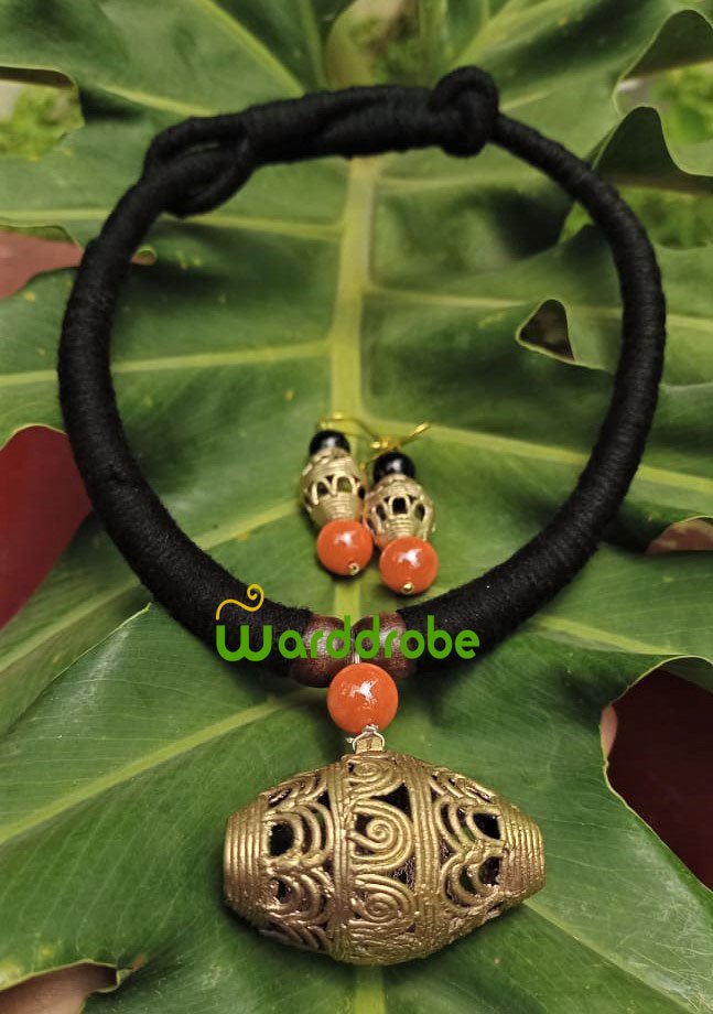 Handmade Dokra Jewellery Set