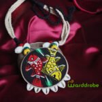 Handmade & Hand‑Painted Fabric Jewellery Set