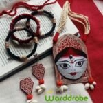 Handmade & Hand‑Painted Fabric Jewellery Set