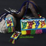 Handmade & Hand‑Painted Fabric Jewellery Set