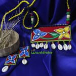 Handmade & Hand‑Painted Fabric Jewellery Set