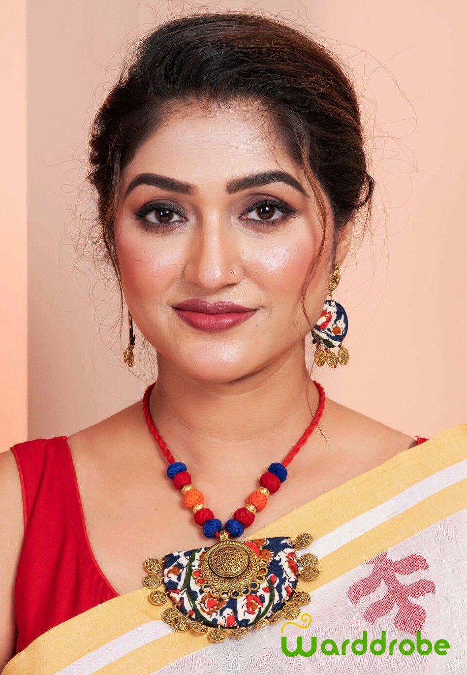 Handmade Fabric Jewellery Set