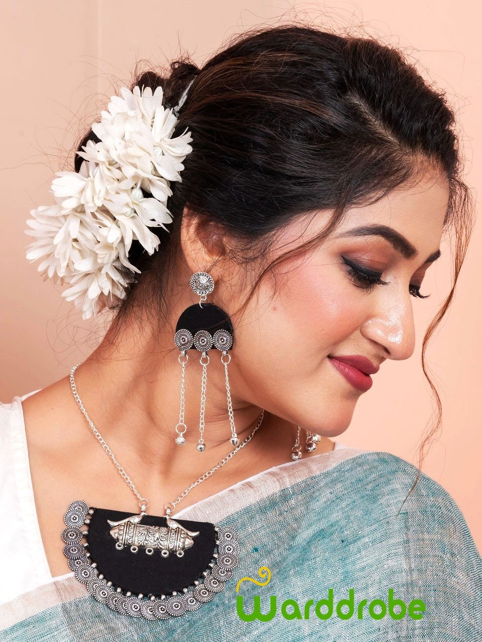 Handmade Fabric Jewellery Set