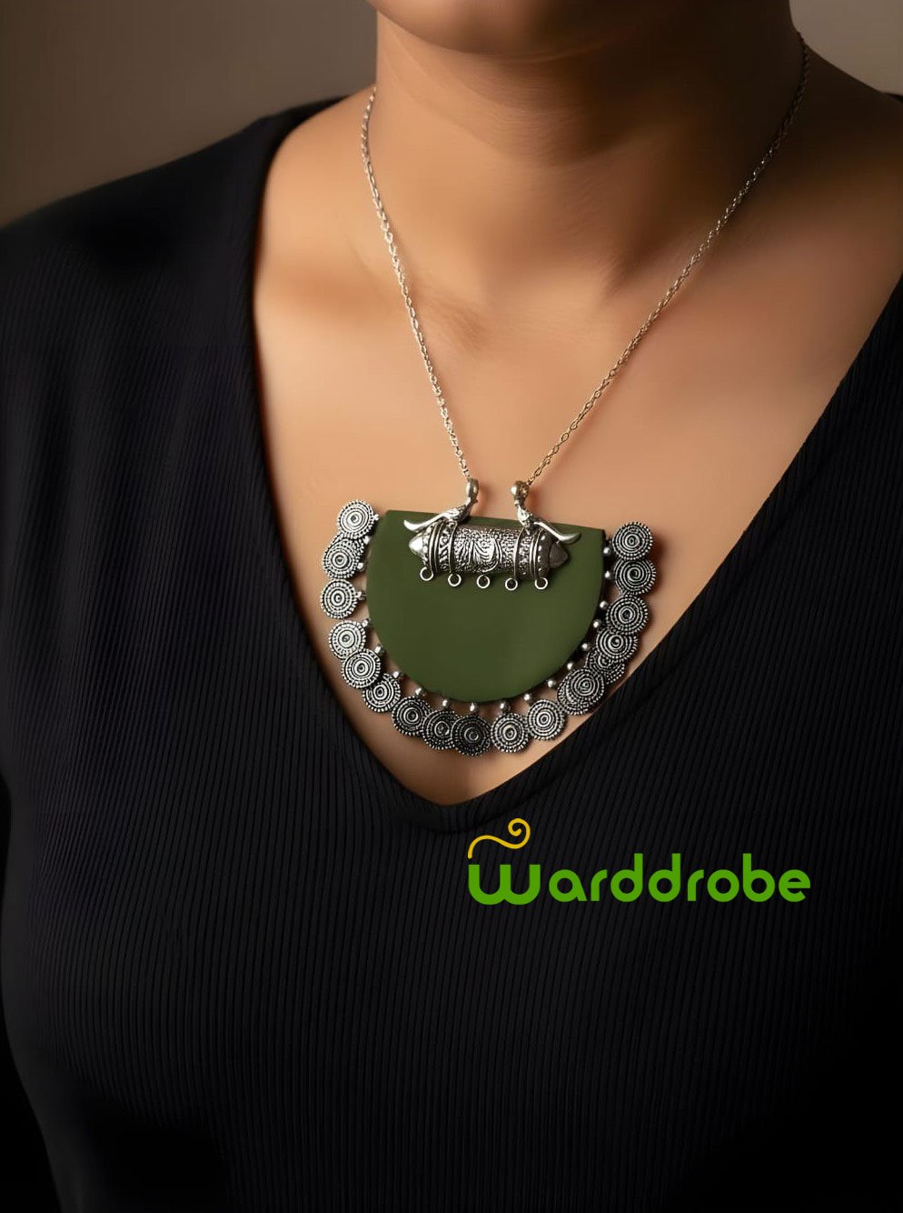 Handmade Fabric Jewellery Set - Image 4