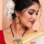 Handmade & Hand‑Painted Fabric Jewellery Set