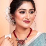 Handmade & Hand‑Painted Fabric Jewellery Set