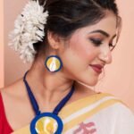 Handmade Fabric Jewellery Set