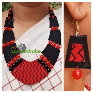 Handmade Fabric Jewellery Set