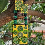 Handmade & Hand‑Painted Fabric Jewellery Set