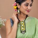 Handmade Fabric Jewellery Set