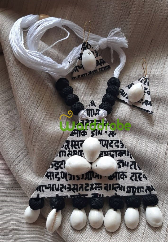 Handmade Fabric Jewellery Set