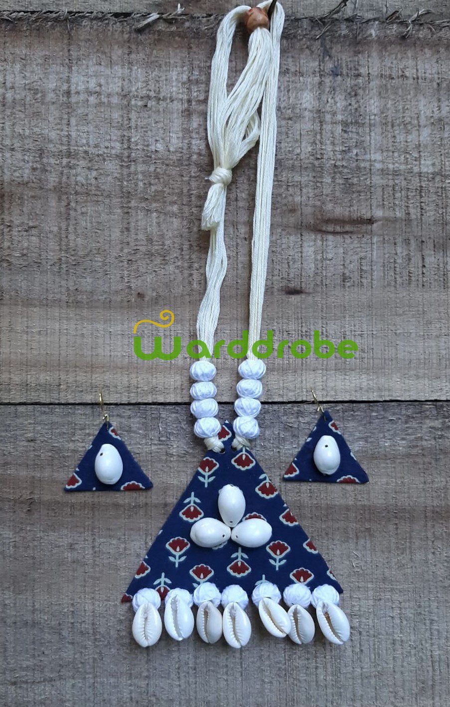 Handmade Fabric Jewellery Set - Image 2