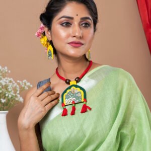 Handmade Fabric Jewellery Set