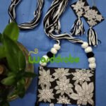 Handmade & Hand‑Painted Fabric Jewellery Set