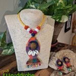 Handmade Fabric Jewellery Set