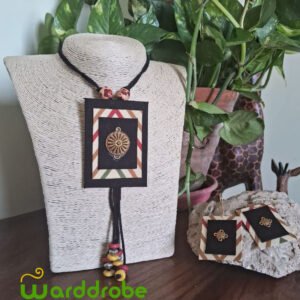 Handmade Fabric Jewellery Set