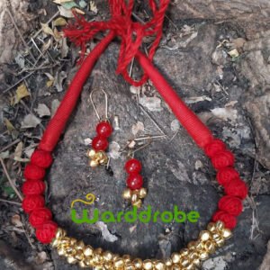 Handmade Fabric Jewellery Set