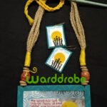 Handmade & Hand‑Painted Fabric Jewellery Set