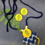 Handmade Fabric Jewellery Set