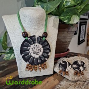 Handmade Fabric Jewellery Set