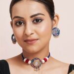 Handmade Fabric Jewellery Set