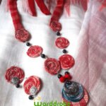 Handmade Fabric Jewellery Set