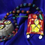 Handmade & Hand‑Painted Fabric Jewellery Set