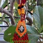 Handmade & Hand‑Painted Fabric Jewellery Set