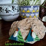 Handmade & Hand‑Painted fabric jewellery earrings