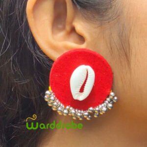 Handmade fabric jewellery earrings