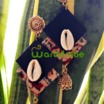 Handmade fabric jewellery earrings