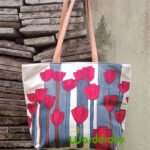 Hand Painted Canvas Shoulder Bags