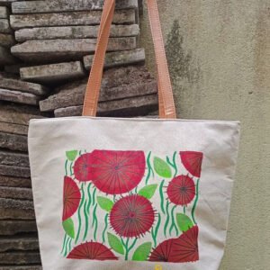 Hand Painted Canvas Shoulder Bags