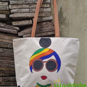 Hand Painted Canvas Shoulder Bags