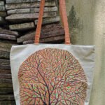 Hand Painted Canvas Shoulder Bags