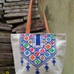 Hand Painted Canvas Shoulder Bags