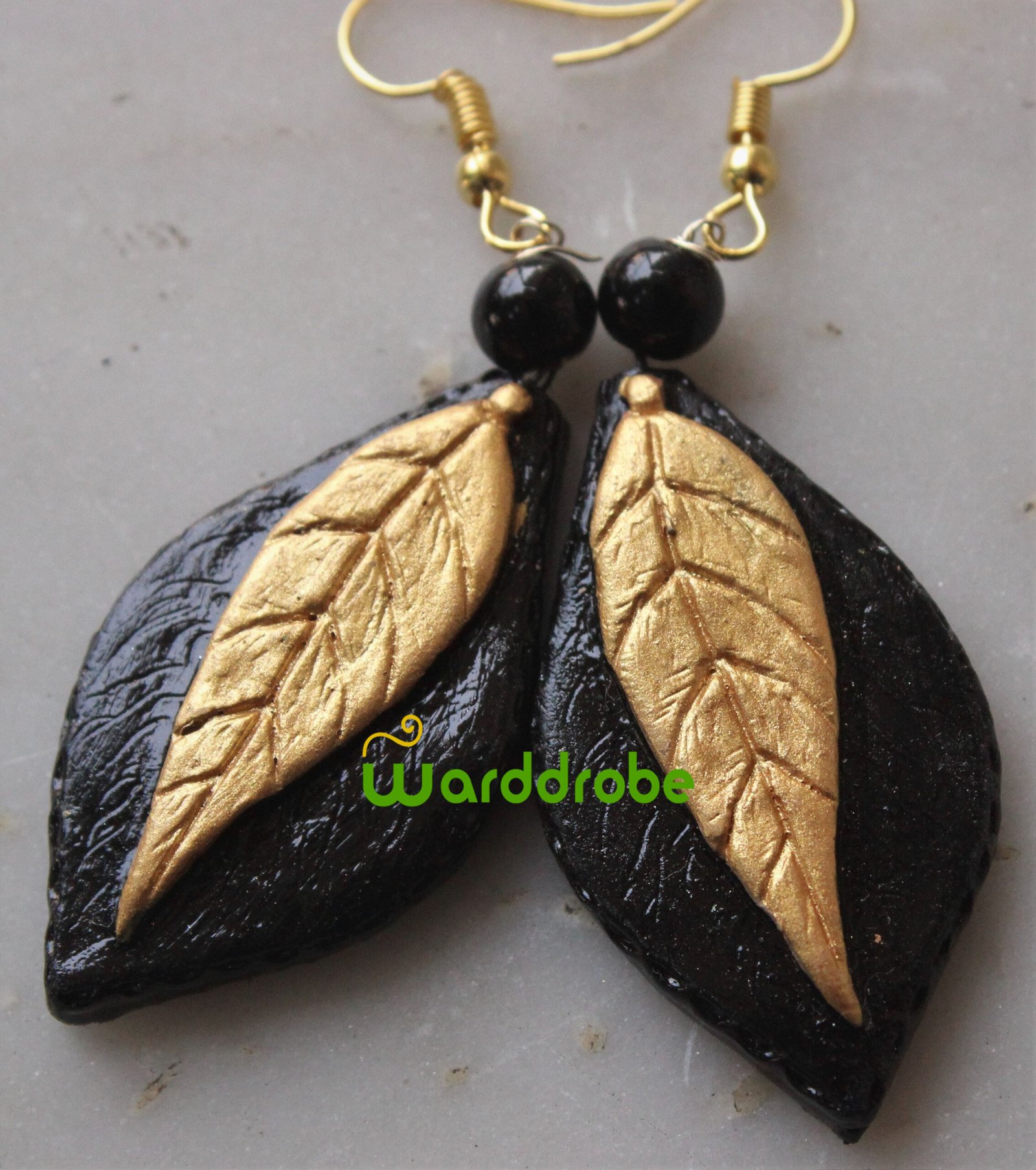 Handmade & Hand‑Painted Terracotta Jewellery Earrings. - Image 4