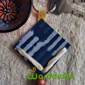 Handmade and hand Painted Fabric Keyrings